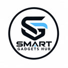 A circular logo for 'Smart Gadgets Hub' featuring a stylized black and blue 'SG' emblem on a white background.